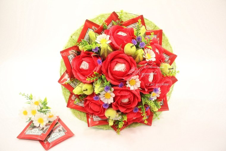 Букет из чая