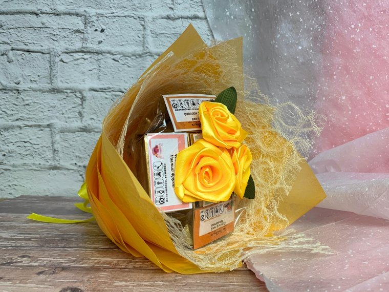 Конфетные композиции с чаем