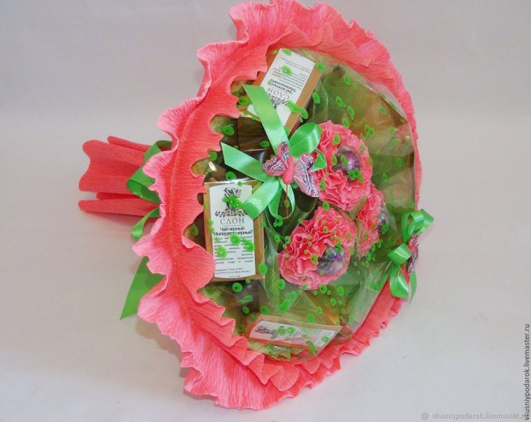 Новогодний чайный букет