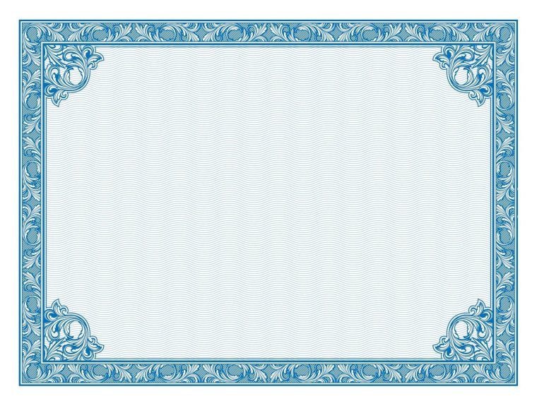 Рамка для сертификата