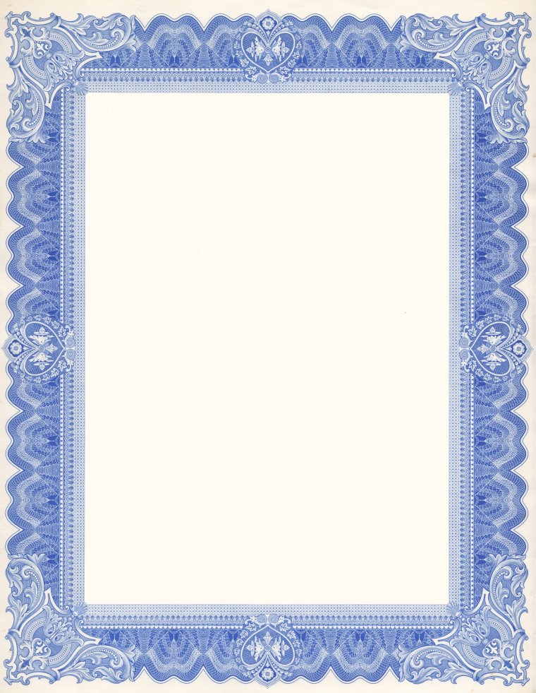 Рамка для сертификата