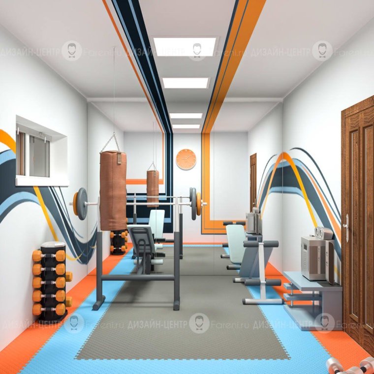 Дизайн спортивного зала