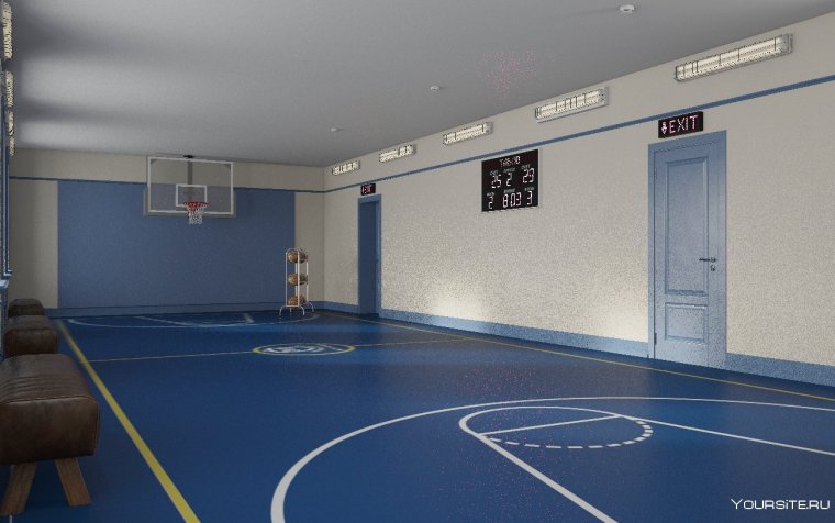 Школа 1298 спортивный зал