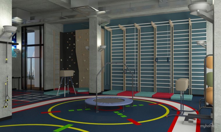 Спортзал в школе будущего