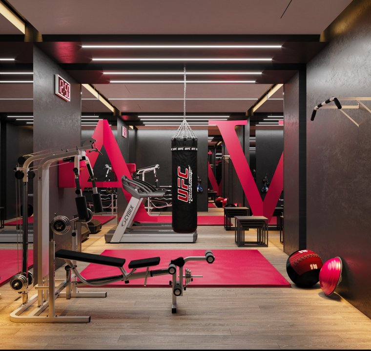 Дизайнерский спортзал