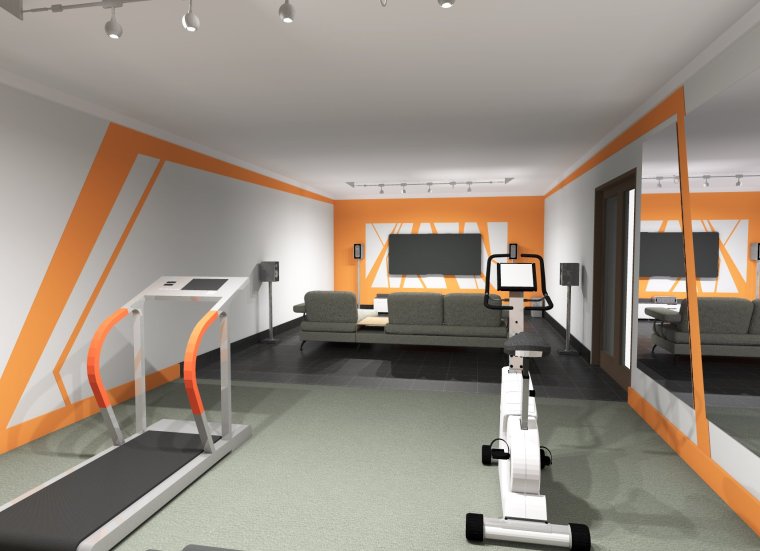 Спортивный интерьер