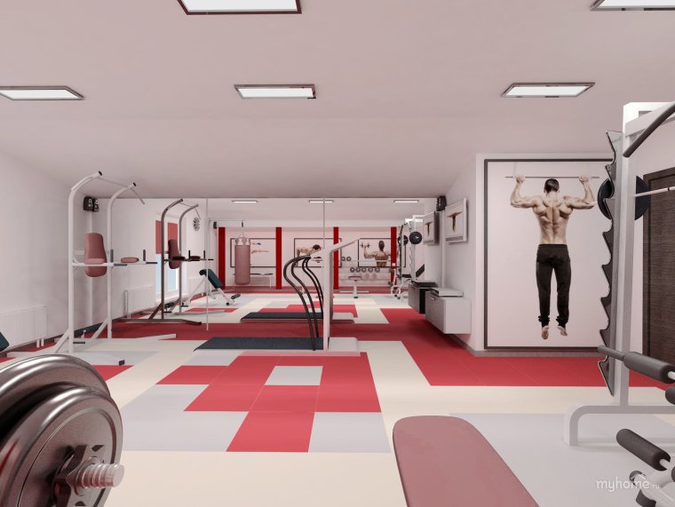 Гостиная спортзал