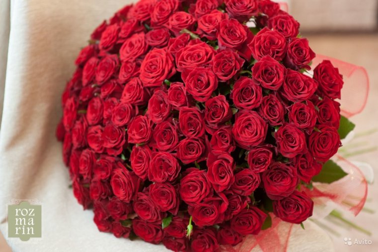 Букет роз огромный