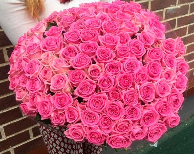 Цветы 101 роза