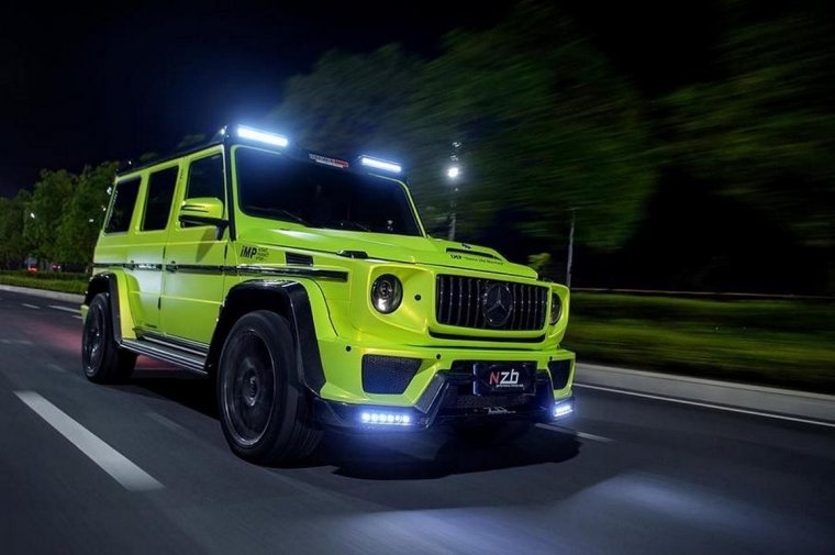 Мерседес Гелендваген зеленый