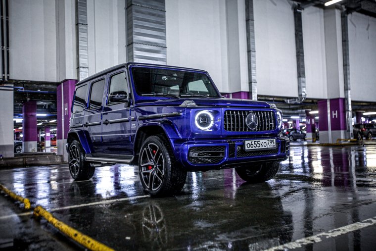 Синий Гелендваген 2020