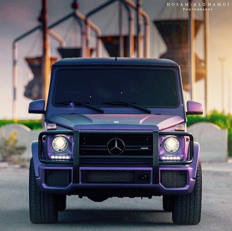 Mercedes Benz g63 Brabus пурпурный