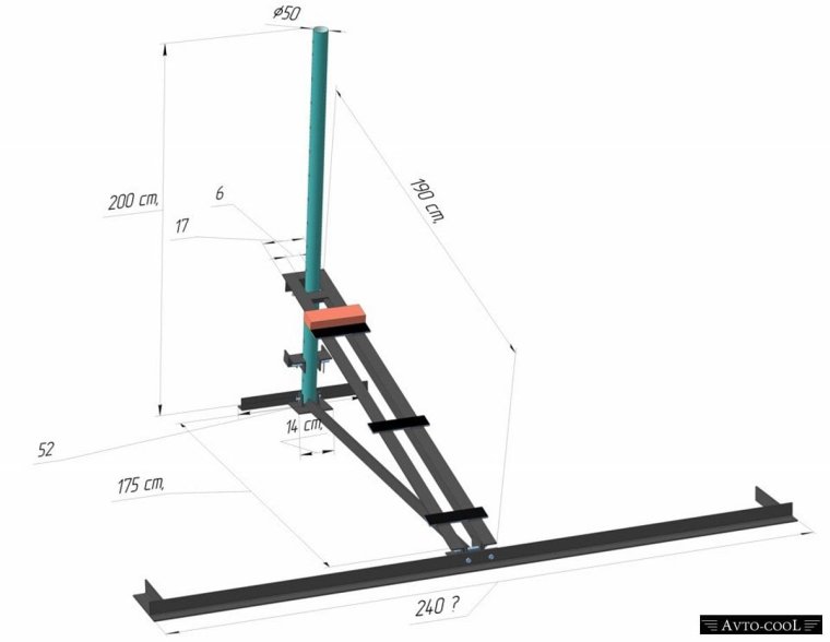 Подъемник опрокидыватель для авто своими руками