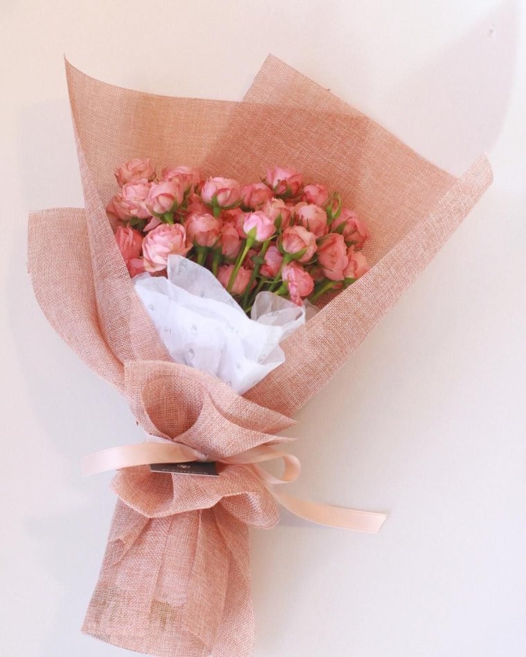 Красивая упаковка букета