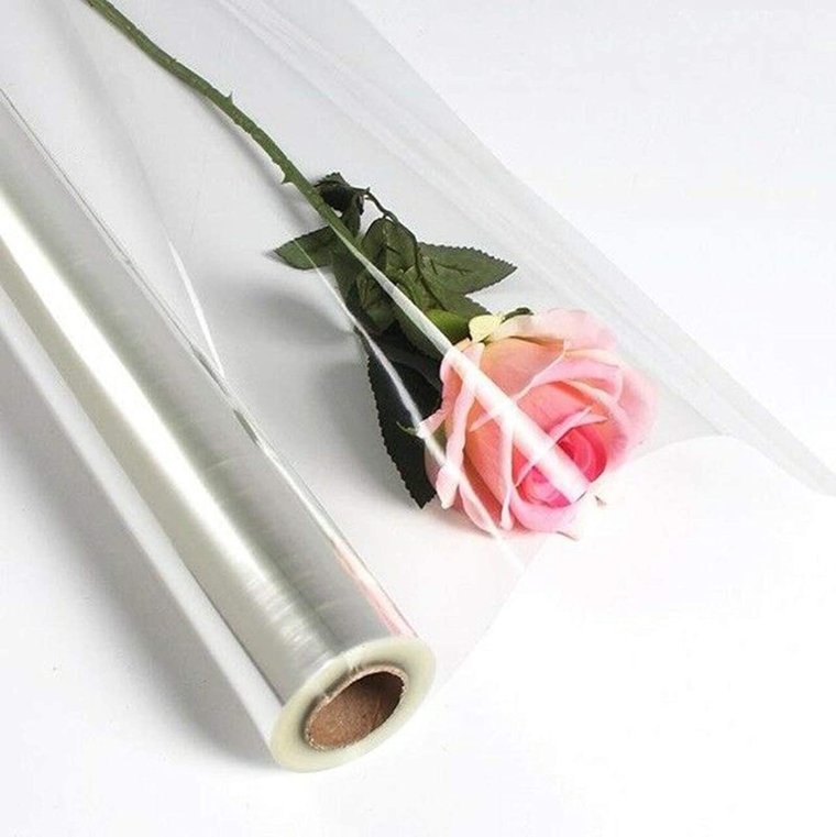 Упаковочная пленка для цветов прозрачная
