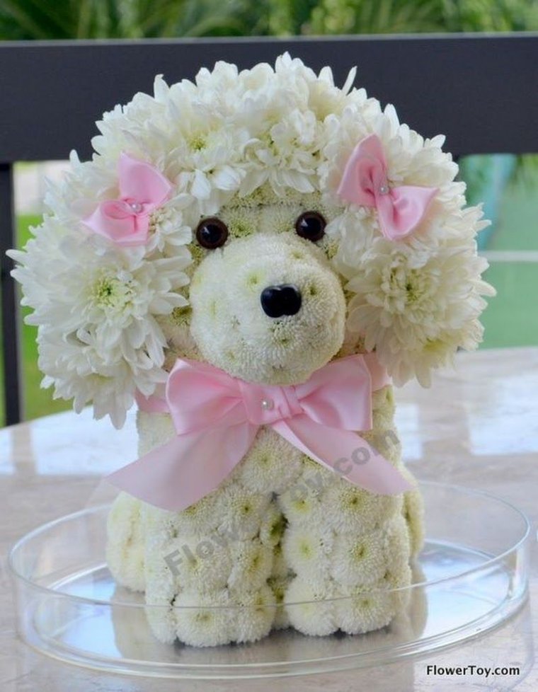 Цветочная композиция из тыквы