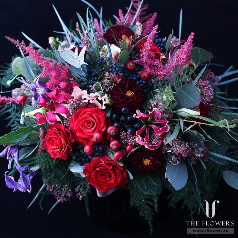 Букет невесты Анютины глазки