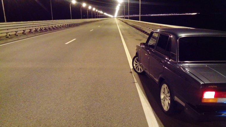 ВАЗ 2107 БПАН ночью