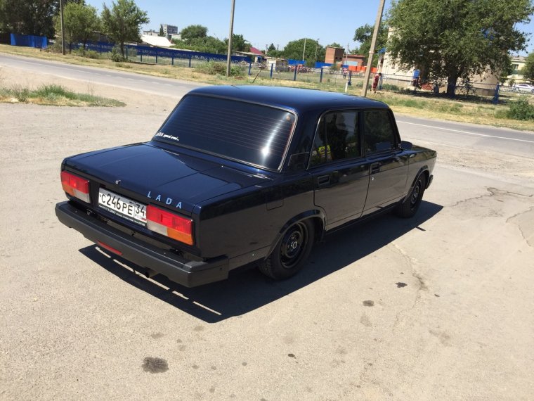 ВАЗ 2107 бункер черная матовая