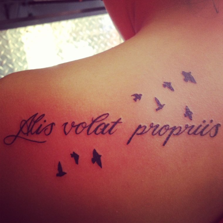 Ты моя жизнь и душа на латыни тату