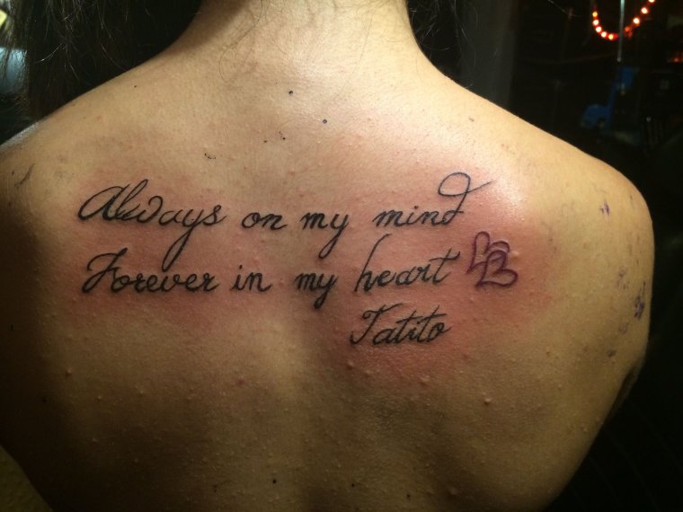 You are Forever in my Heart тату
