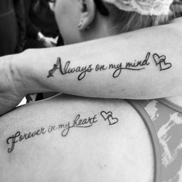 Надписи про дочь для татуировок