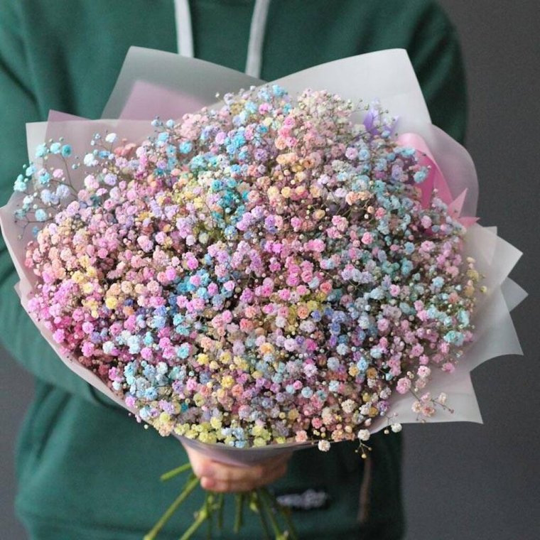 Гипсофила Рейнбоу букет