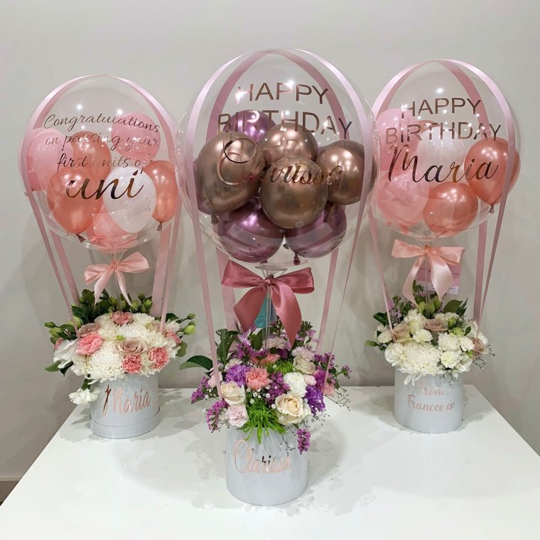 Букет с гипсофилой