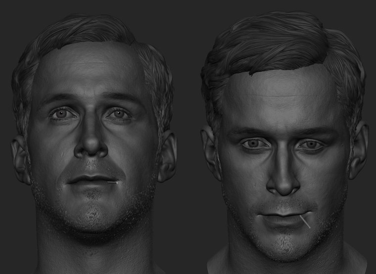 Референс Zbrush face