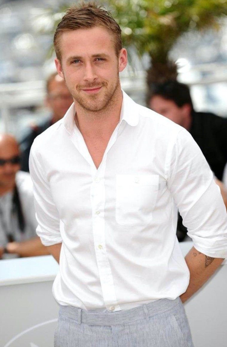 Райан Гослинг в рубашке