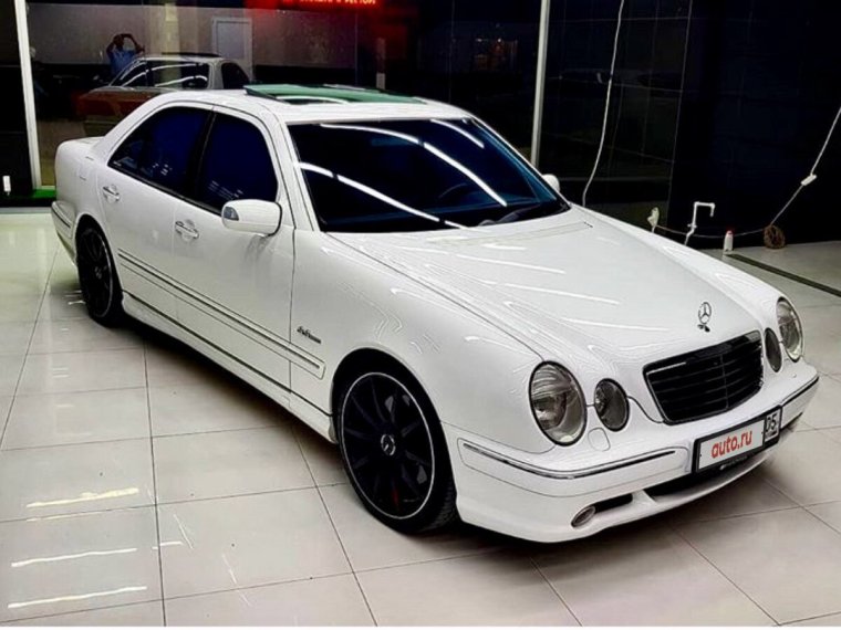 Mercedes e55 AMG w210 белый