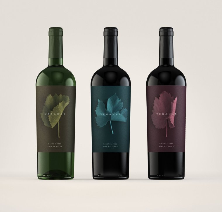 Дизайнерская бутылка вина