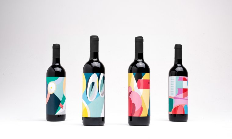 Необычные этикетки вина