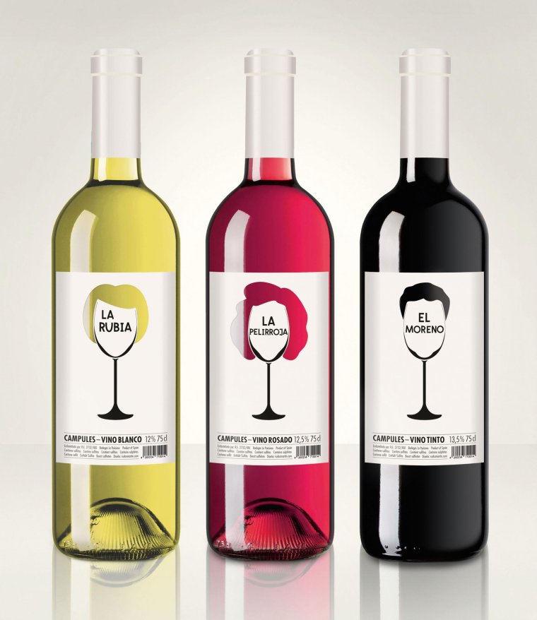 Оригинальные этикетки для вина