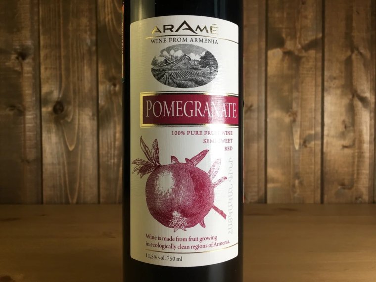 Армянское Гранатовое вино Pomegranate