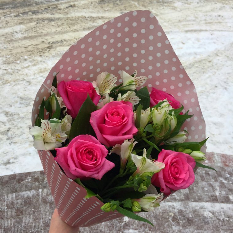 Букет из 3 роз