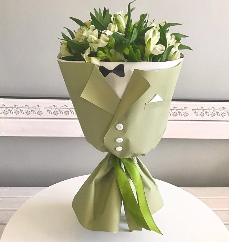 Красивая упаковка для цветов