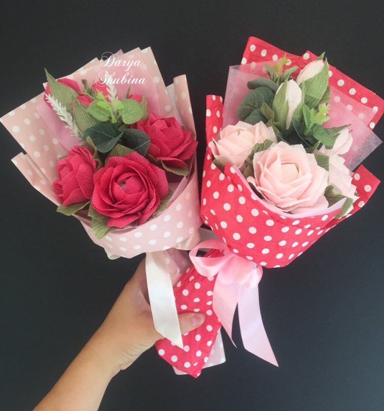 Красивая упаковка букета мастер класс