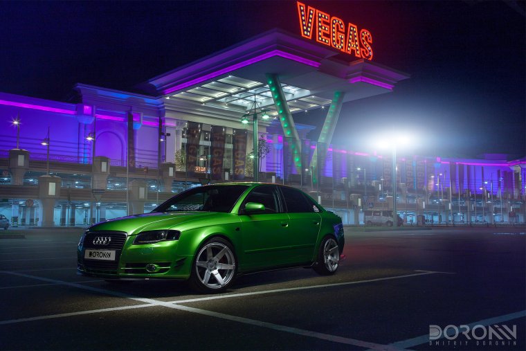 Ауди а8 зеленая