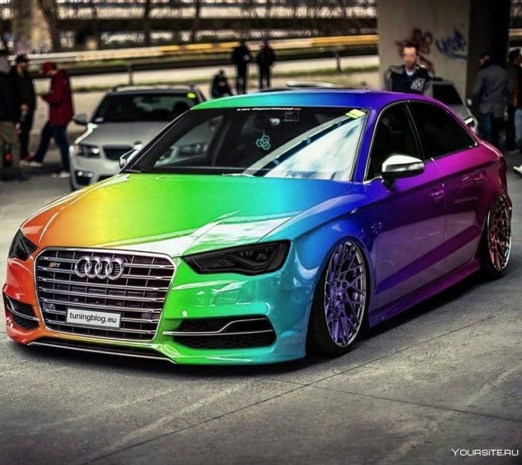 Audi матовый зеленый