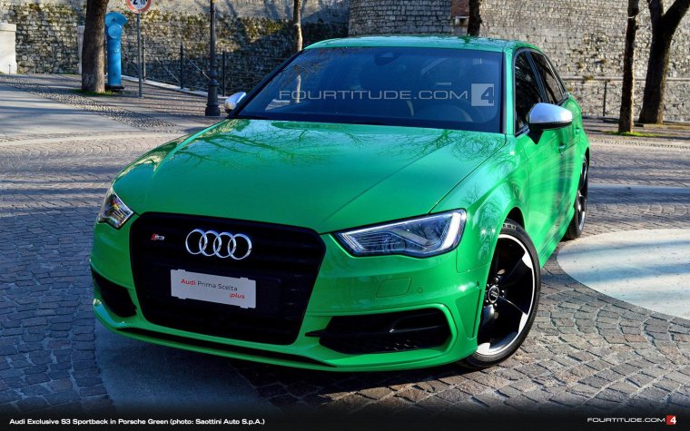 Ауди зеленая rs8