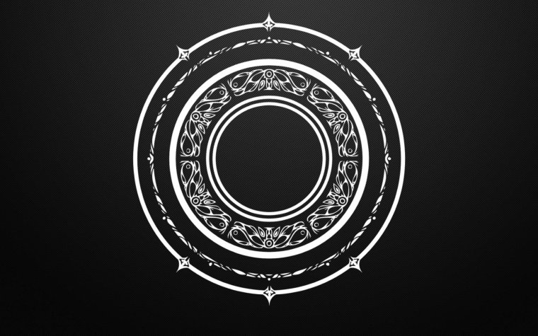 Голубой фон с казахским орнаментом