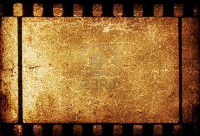 Старая пленка коричневая