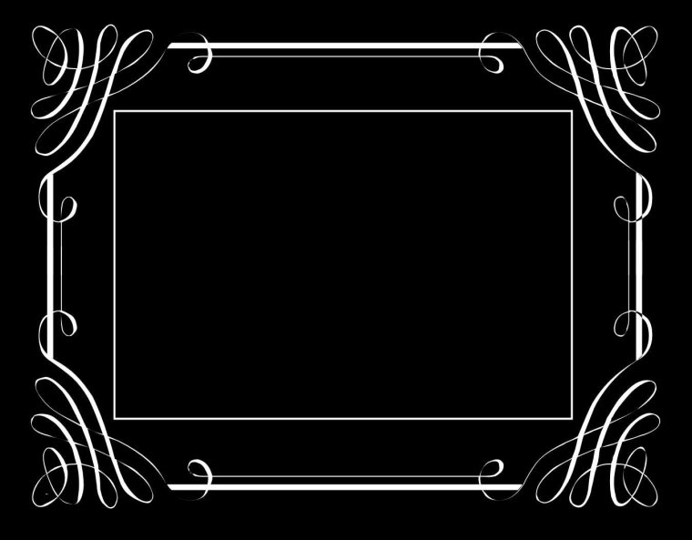 Рамка в стиле немого кино