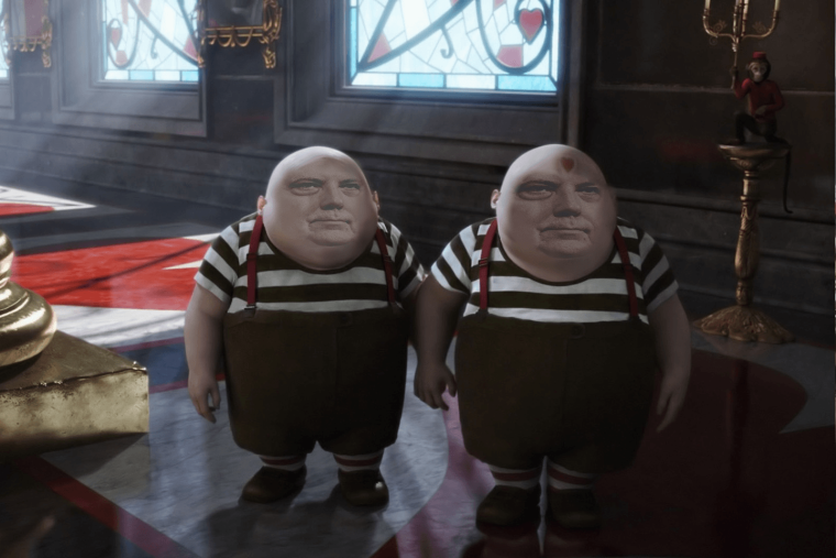 Алиса в стране чудес Близнецы траляля и Труляля