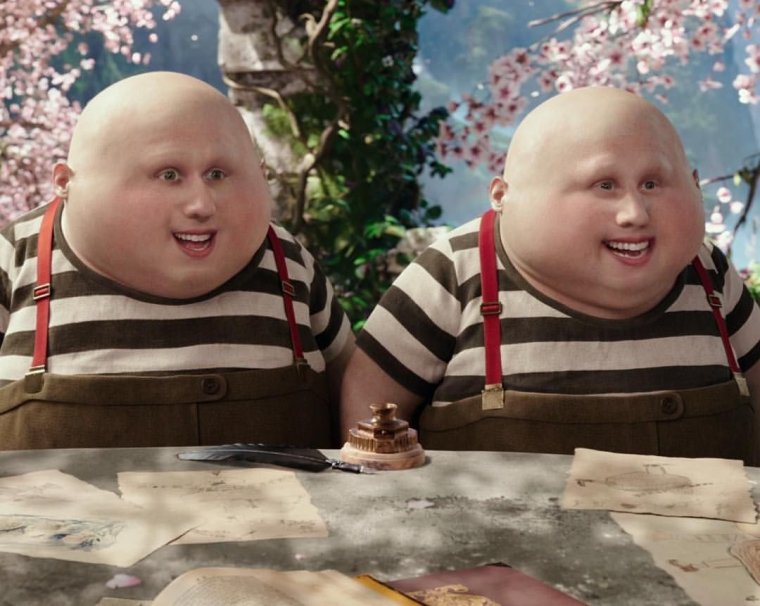 Алиса в стране чудес братья Близнецы