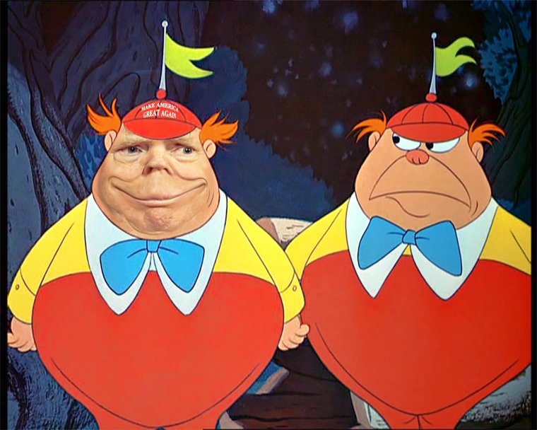 Алиса в стране чудес 2 близнеца