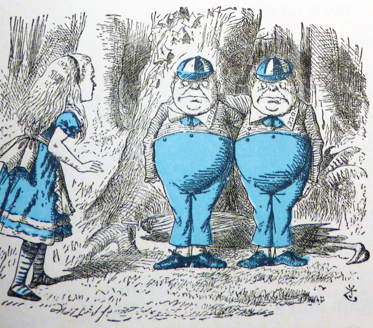 Tweedledum and Tweedledee