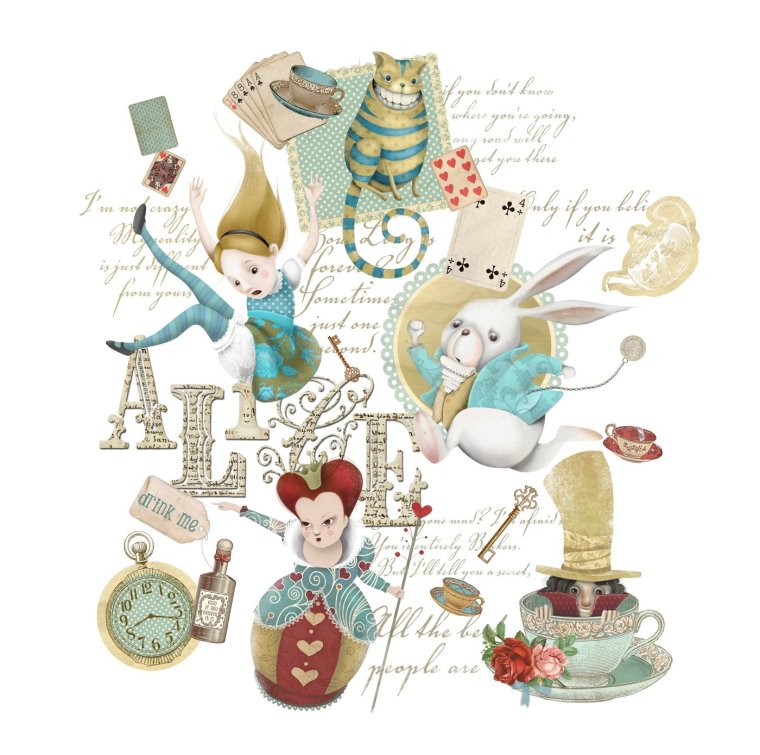 Алиса в стране чудес персонажи