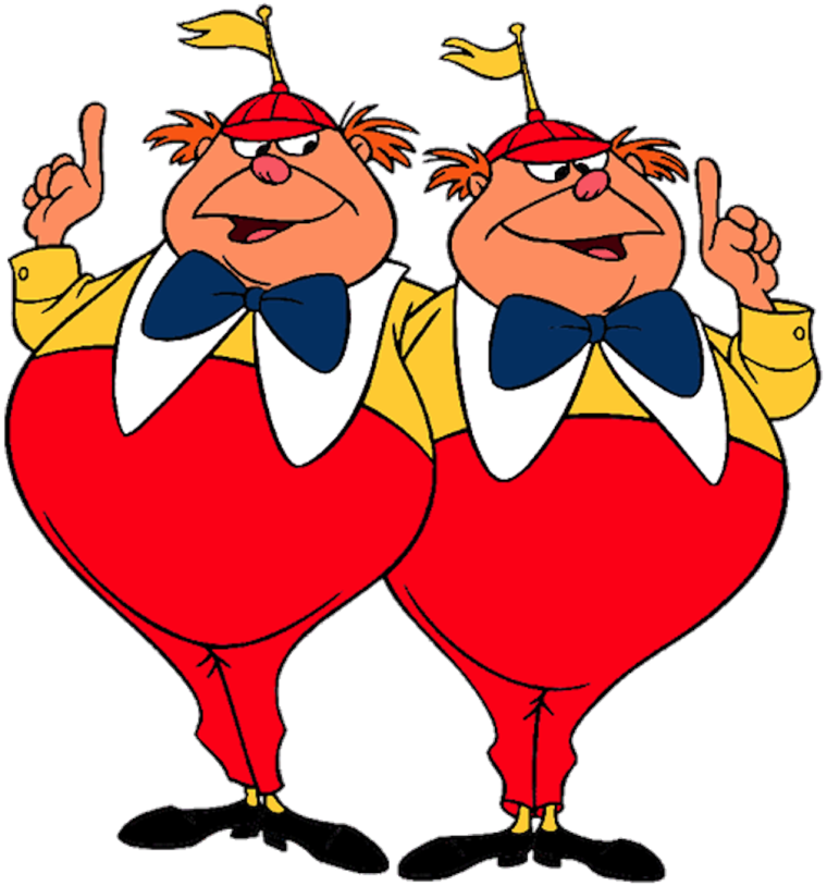 Алиса в стране чудес Дисней Труляля